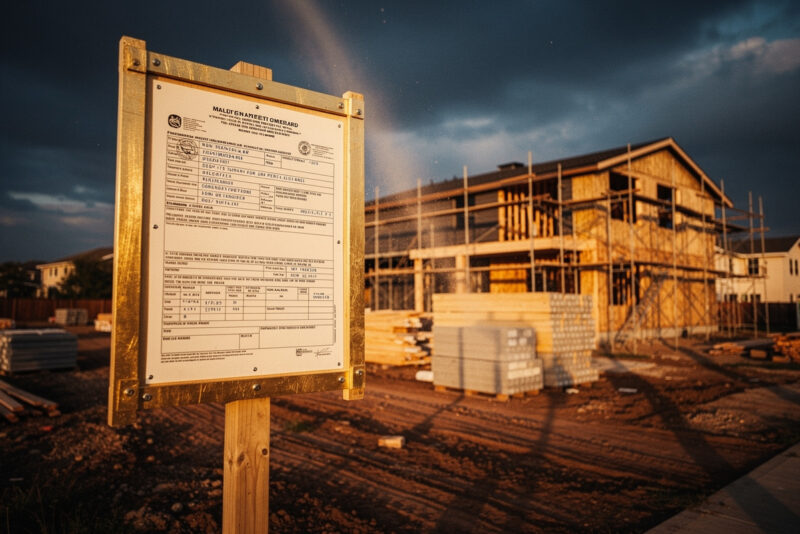 Affichage du permis de construire : obligations, durée et preuve